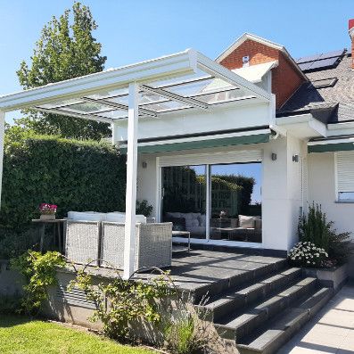 Techo movil estilo pergola
