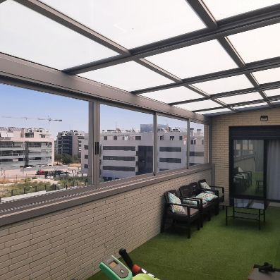 Vivienda con techo movil en madrid